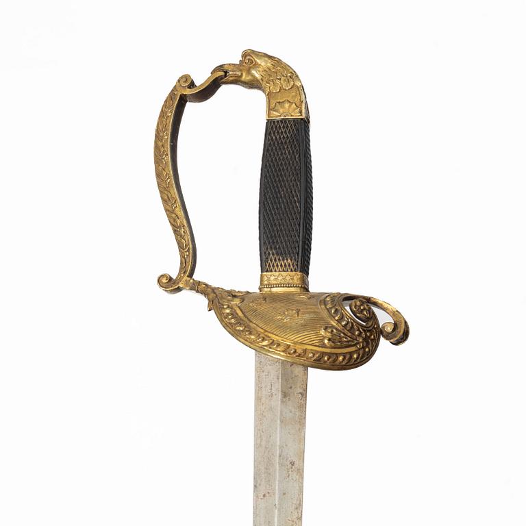 Värja, svensk 1800-talets första hälft.