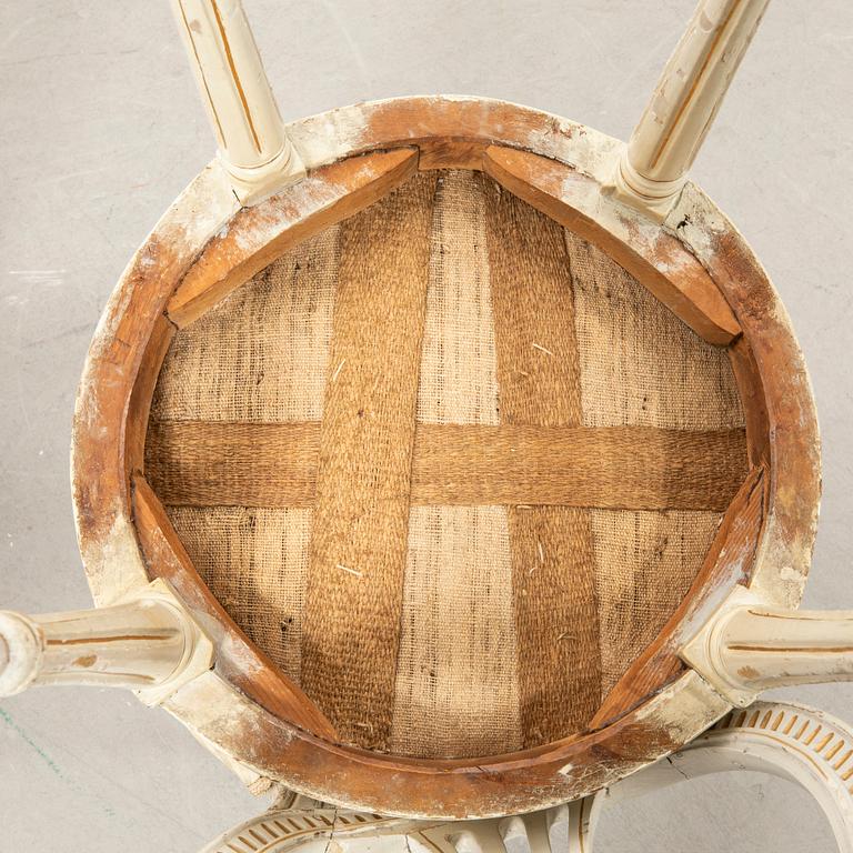 Chairs 6 pcs Sengustavian Lindomar work, first half of the 19th century.