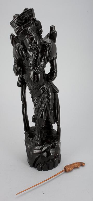 SKULPTUR, Kina, trä, 1900-talets början.