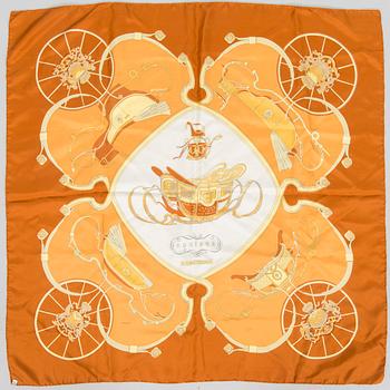 Hermès, a 'Springs' scarf.
