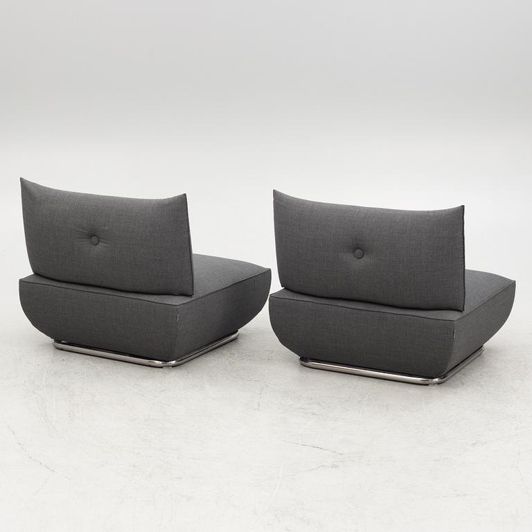 Stefan Borselius, sofa, 2 pieces "Dunder", Blå Station. contemporary.