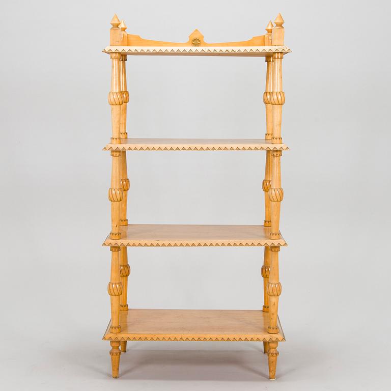 Yrjö Blomstedt, Sängynpäädyt, avohylly ja seinähylly 1898.