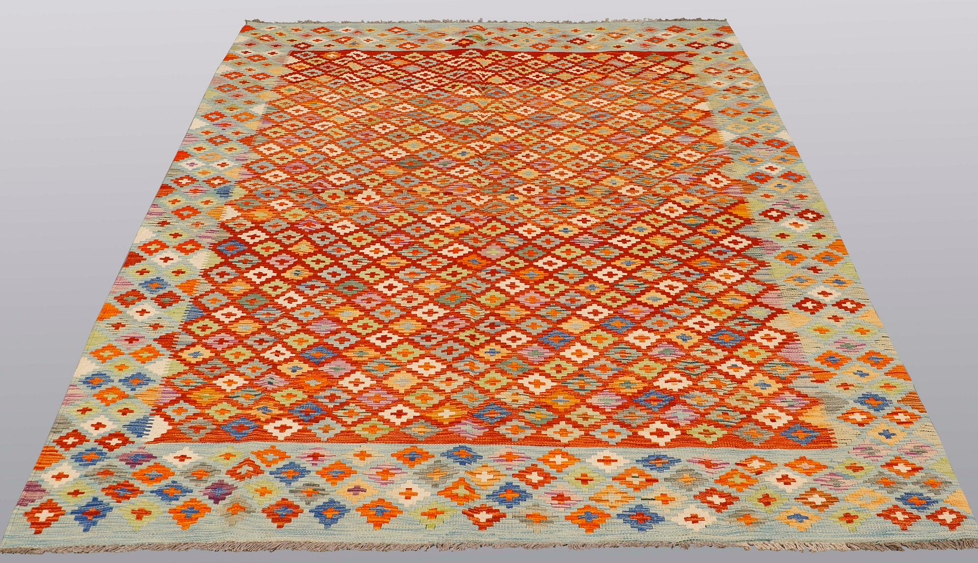 A carpet, kilim, ca 250 x 170 cm.