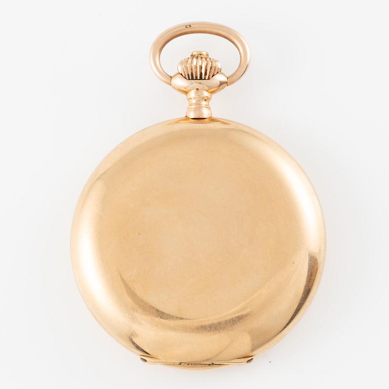 IWC, pocket watch, hunter, 53 mm.