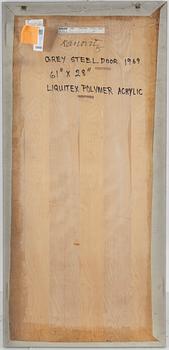 HOWARD KANOVITZ, acrylic on canvas laid on panel, signed and dated 1969 on verso,