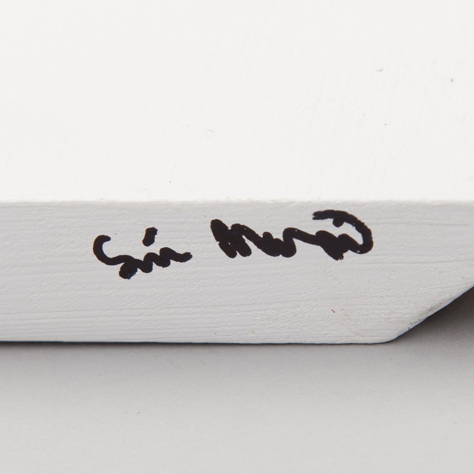 A light sculpture 'Polar Night' signed Sini Majuri.