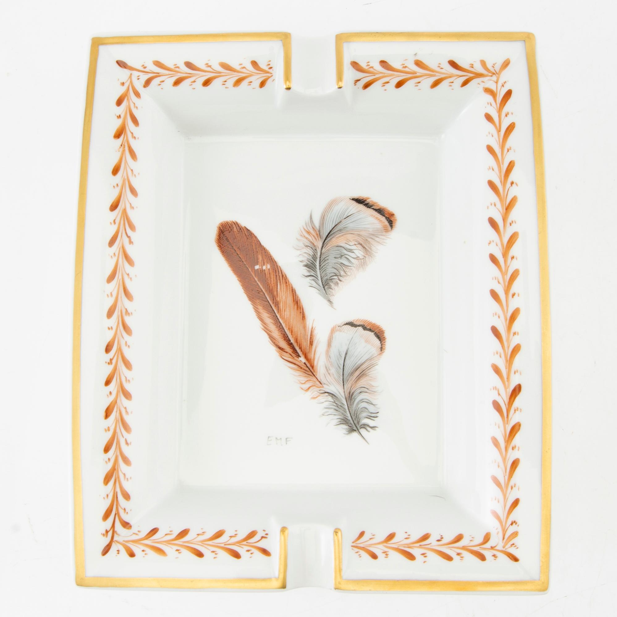 Hermès, askfat Frankrike porslin.