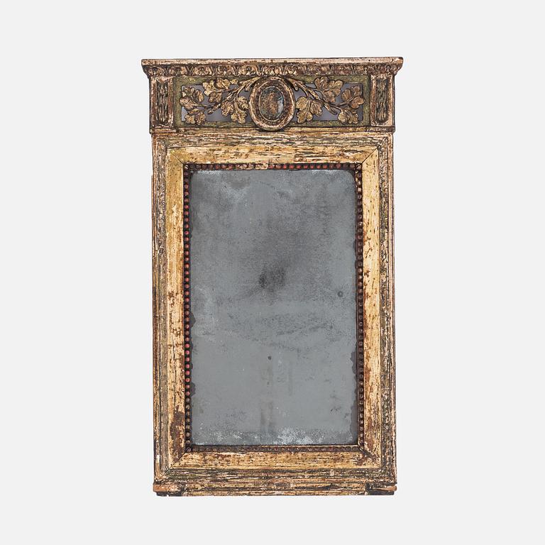 An early 19th century late gustavian mirror.