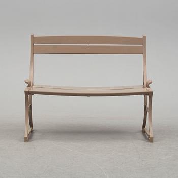 A late 20th century garden sofa 'Sneckan', Folke Bensow, Byarums Bruk.