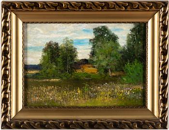 SEVERIN NILSON, oil on canvas, signed.