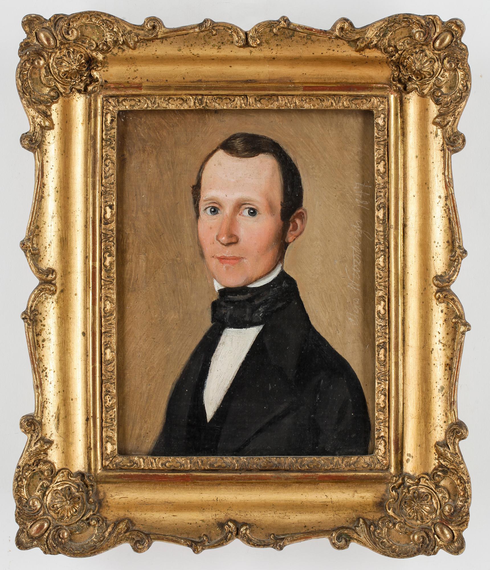 OKÄND KONSTNÄR, olja på duk, ett par. Signerade Westerbergh och daterade 1847.