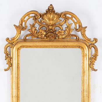 A mirror, late 19th Century.