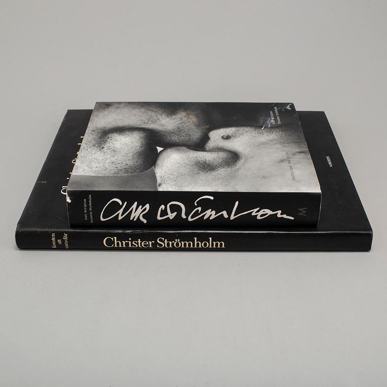 PHOTOBOOKS, 2, Christer Strömholm with dedication.