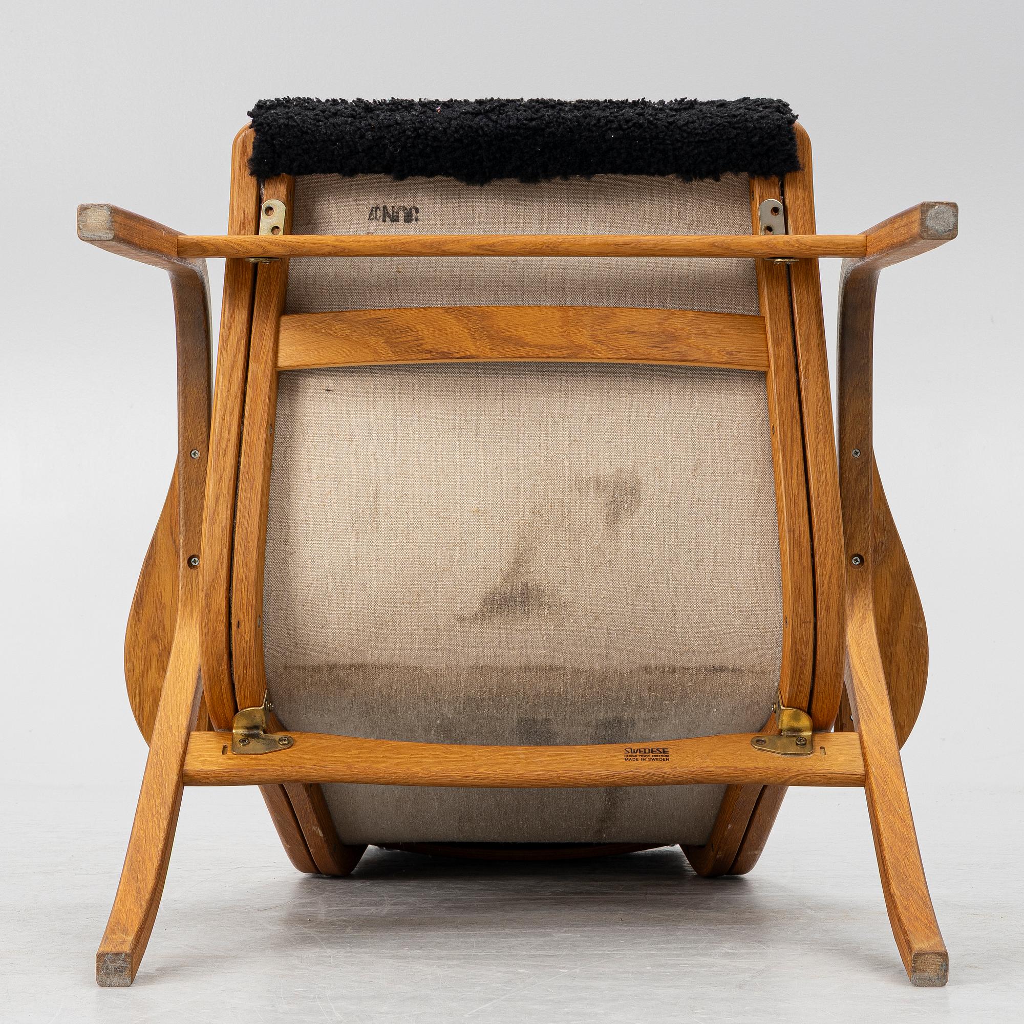 Yngve Ekström, fåtölj, "Lamino”, Swedese.