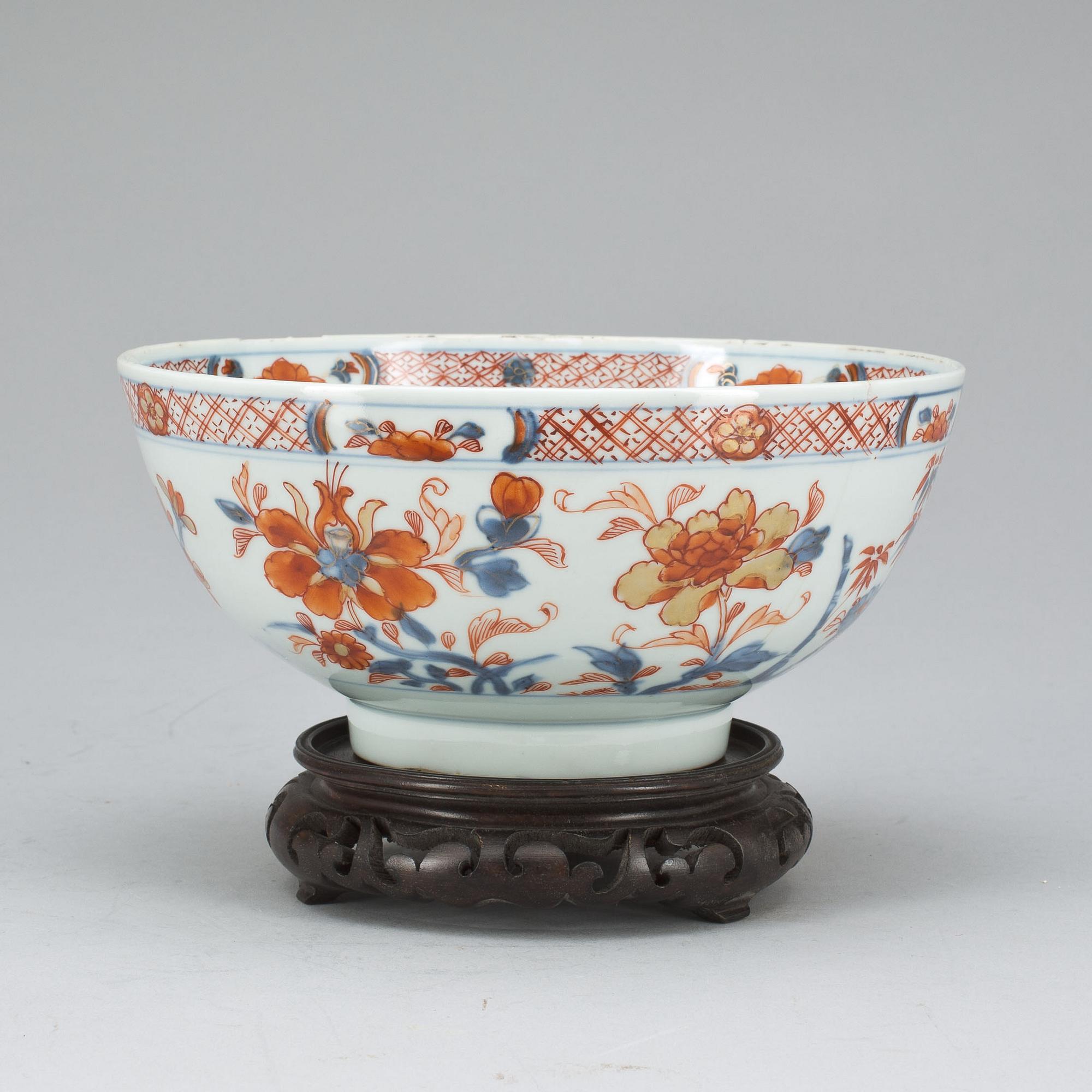 SKÅL, porslin, Kina 1800-tal.
