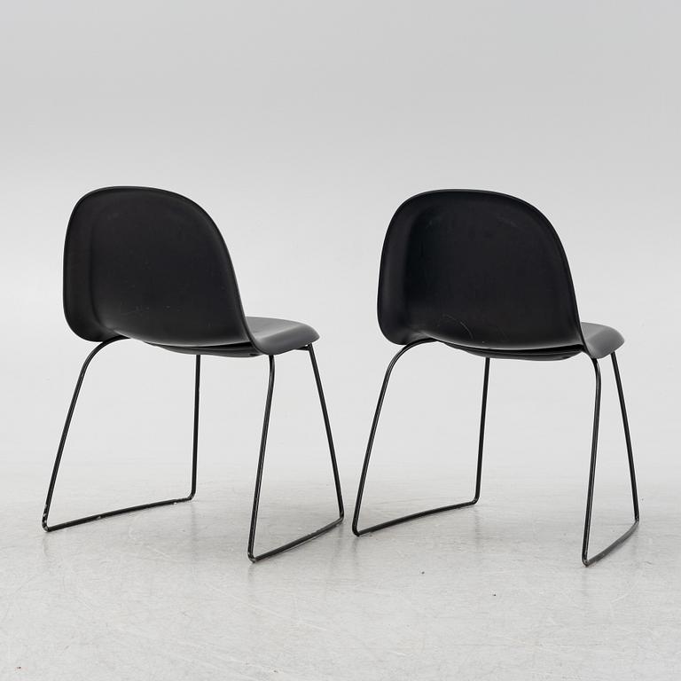 Komplot, stolar, ett par, "3D Dining chair", Gubi.