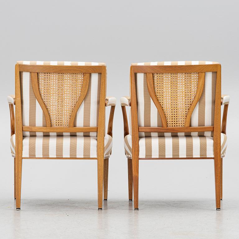 Josef Frank, fåtöljer, ett par, modell 969, Firma Svenskt Tenn.