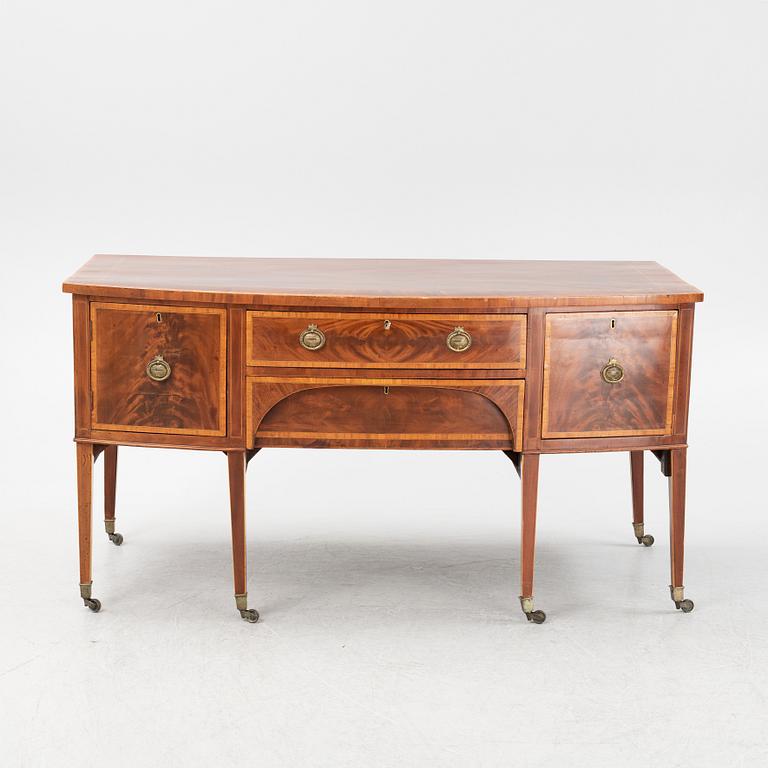 A mahogany regency sideboard, England, first half of the 19th century.