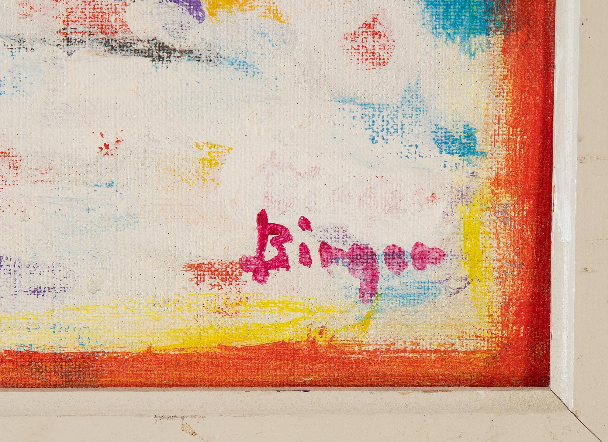 Birger Birger-Ericson, oil on canvas/paper-panel, signed.