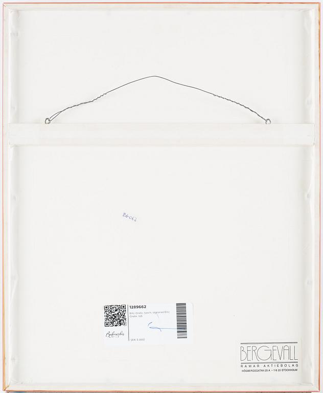 Eric Grate, ink, signed Eric Grate.