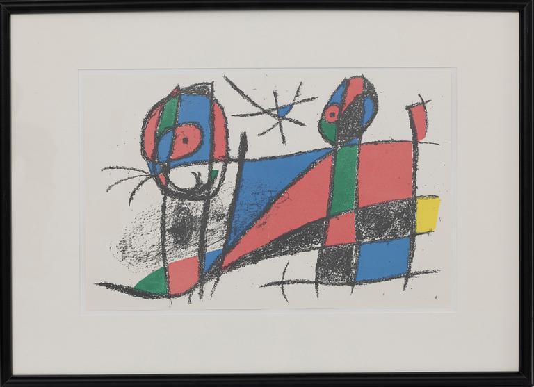 Joan Miró, Composition from “Miro Lithographe II”.