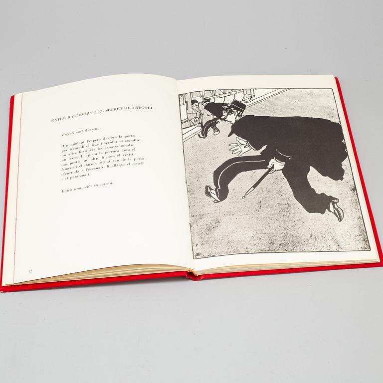 BOK, "Frègoli", Joan Brossa, signerad av Antoni Tapies samt Joan Brossa.