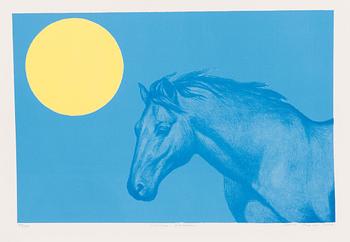 Portfolio of prints, 'Mannerheim', a set of five lithographs, signed and dated 2008, numbered 94/100.
