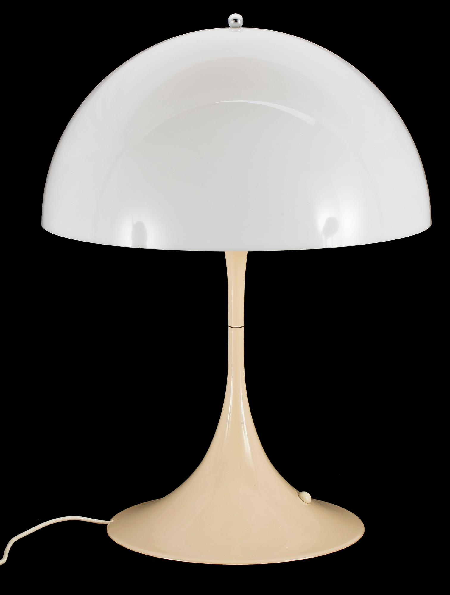 BORDSLAMPA, plast, "Panthella", Verner Panton för Louis Poulsen Danmark.