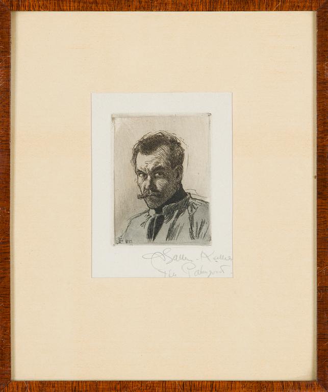 Akseli Gallen-Kallela, Självporträtt.