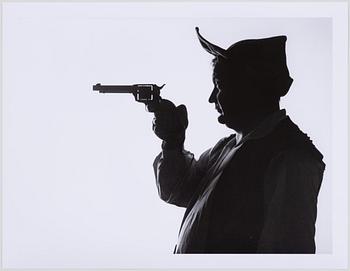 Per-Olow Anderson, "Carl-Gustaf Lindstedt during the filming of Wild West Story", 1964.