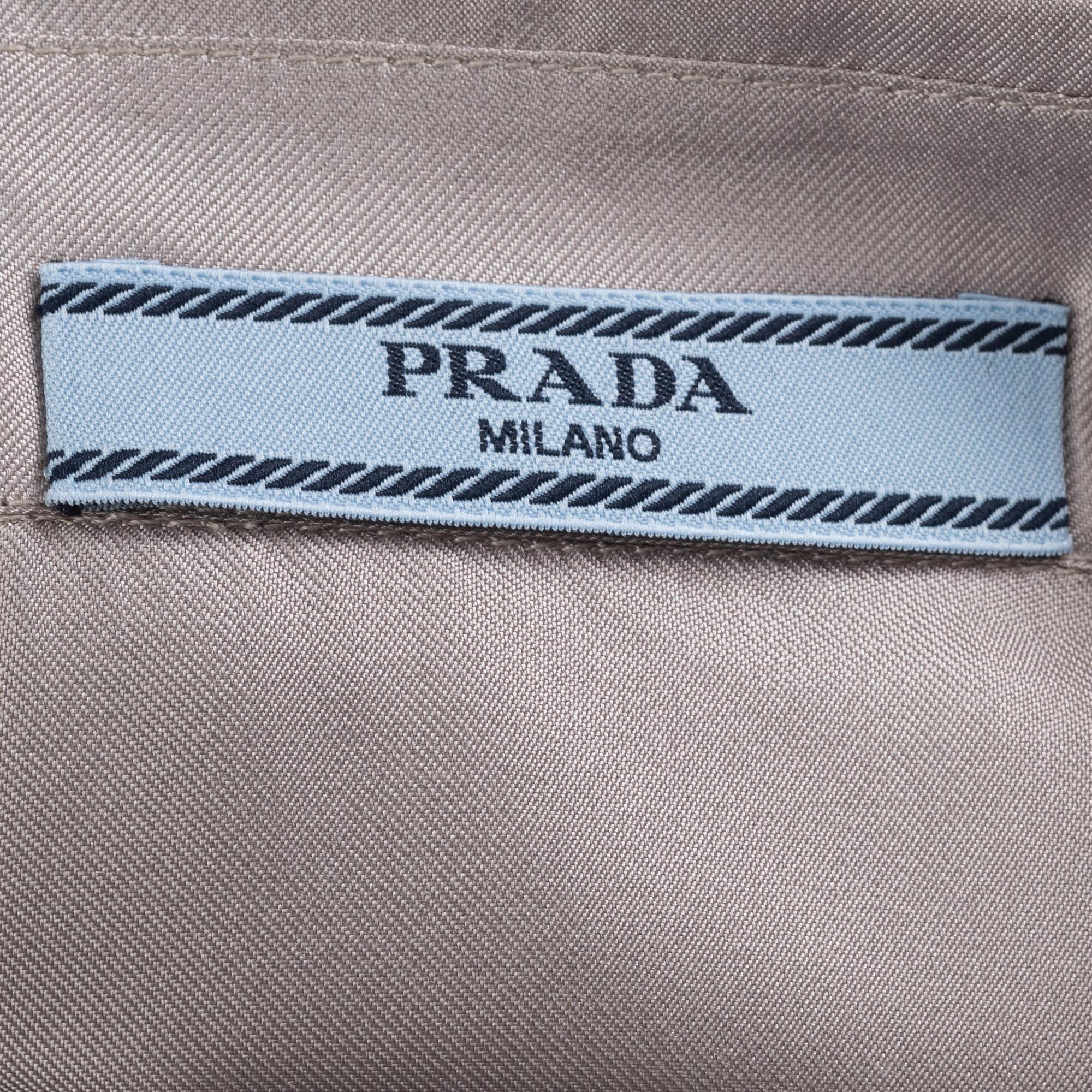 Prada, a silk blouse, size 36.