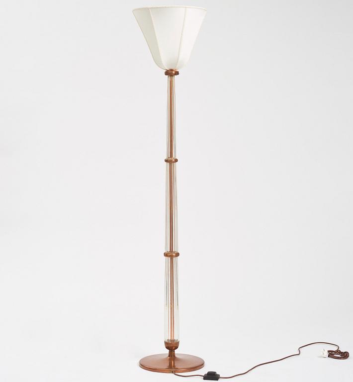 Tomaso Buzzi, a floor lamp, Murano, Italy 1930s.