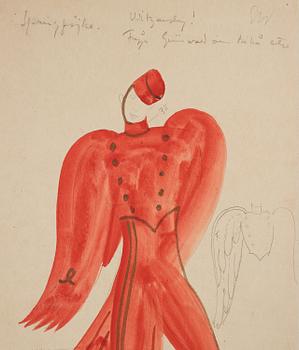 Isaac Grünewald, Bellboy, from Aristophanes' "The Birds".