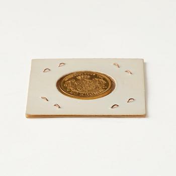 Guldmynt, Oscar II, Sverige, 20 kronor, 1901.