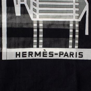 A shawl by Hermès.