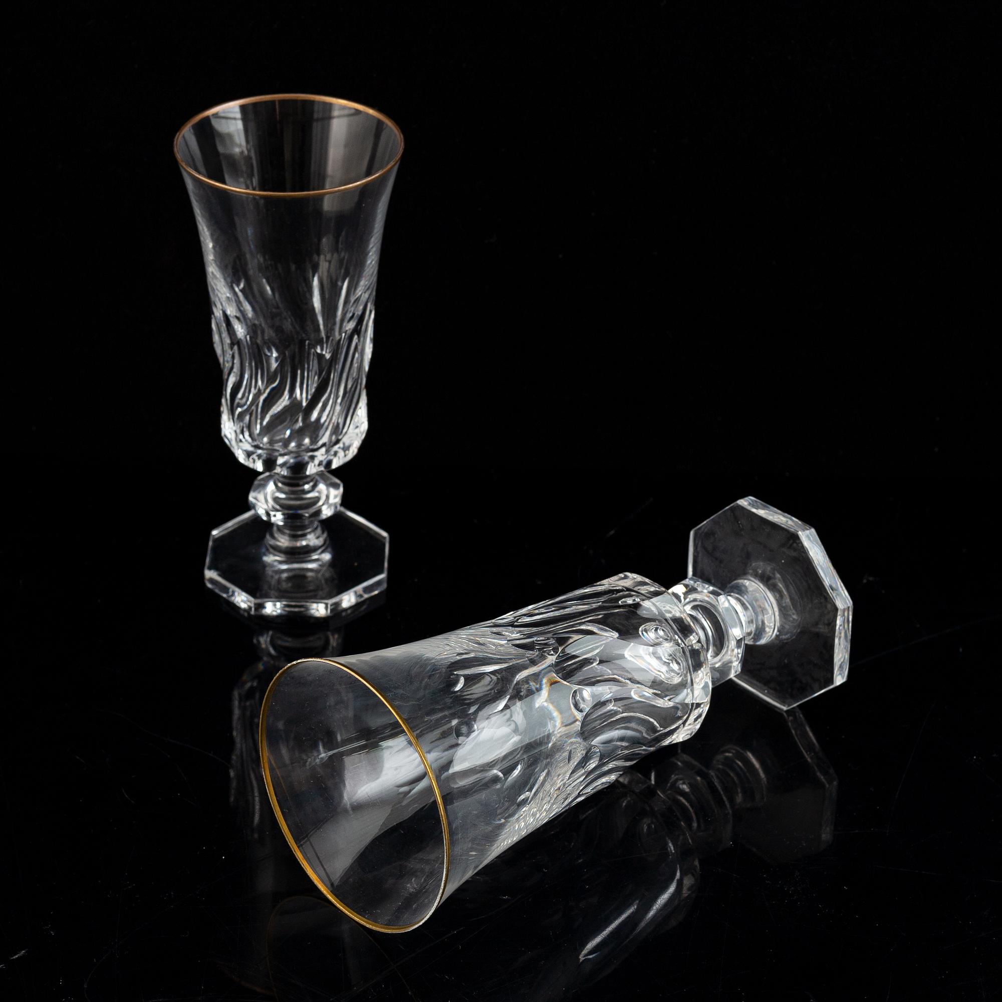 Elis Bergh, glasservice, 121 delar, "Ulriksdal", Kosta, 1900-tal.