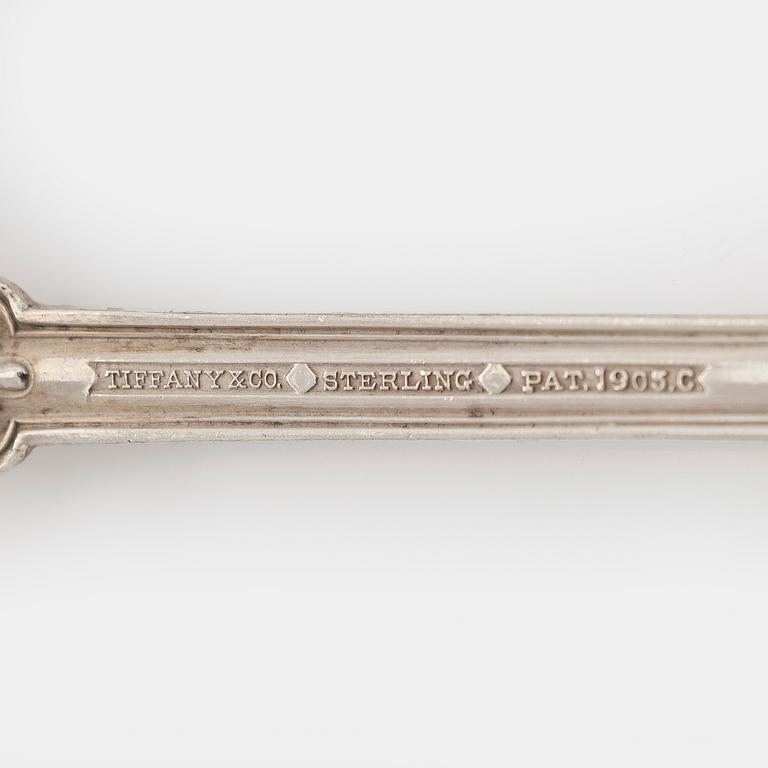 Tiffany & Co, Two pairs of sterling silver fish cutlery set.