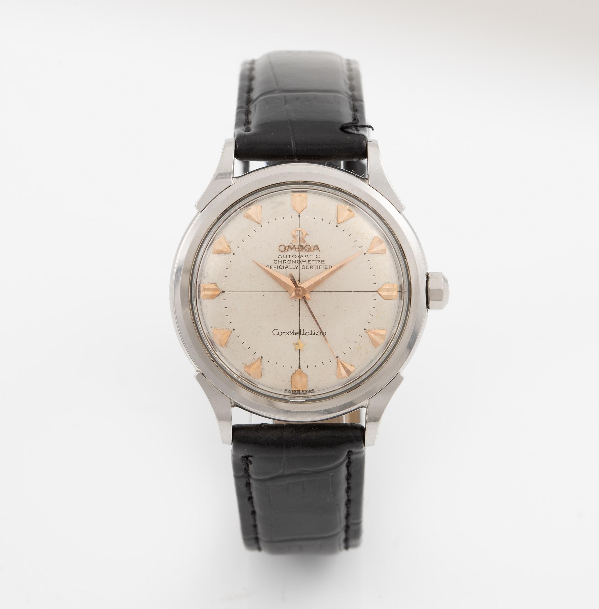 Omega, Constellation, "Pie-Pan", wristwatch, 35 mm.