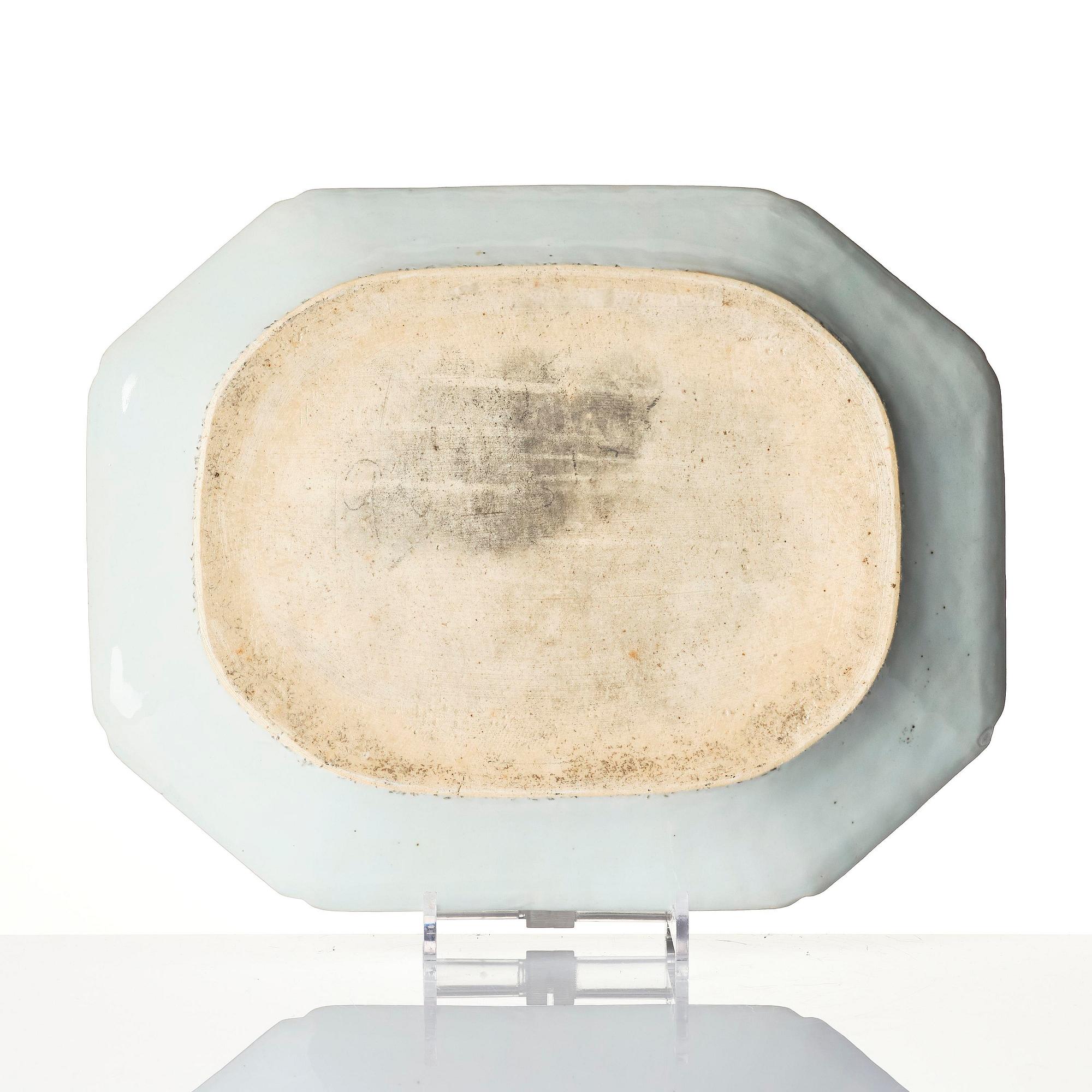 A famille rose tureen with cover and a serving dish, Qing dynasty, Qianlong (1736-95).