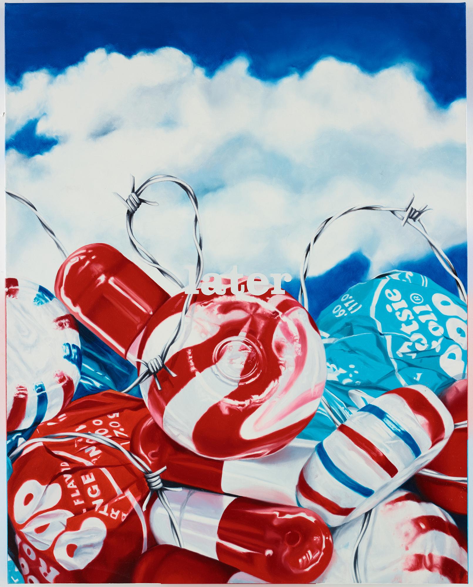 PHILIPPE HUART, oil on canvas, signed on reverse and date -12.