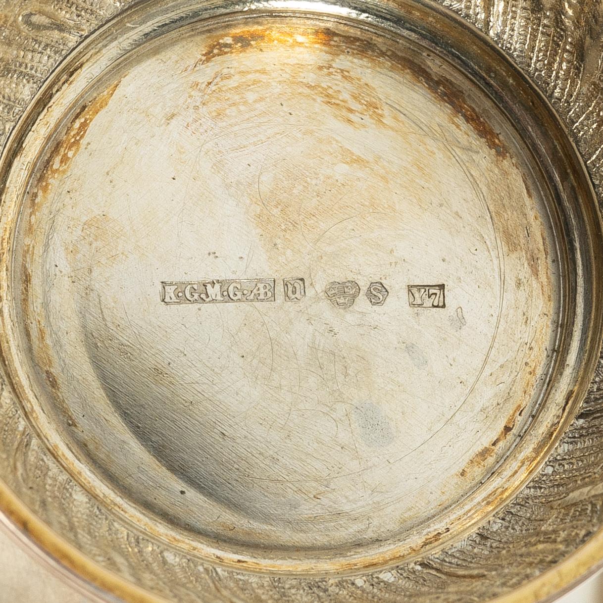 Seven Swedish silver beakers, mark of KG Markströms, Uppsala 1912-1926.