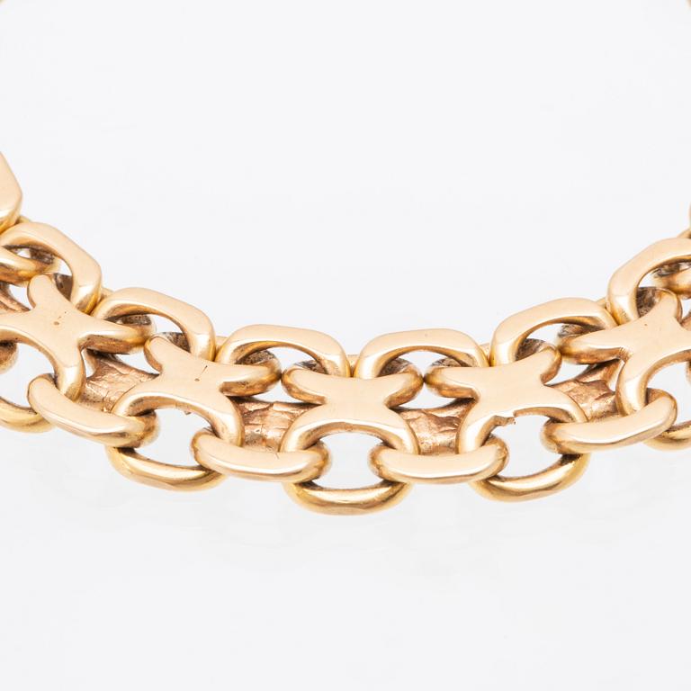 Armband 18k Boliden JA Bruno Guldvaruhuset Ängelholm 1948.