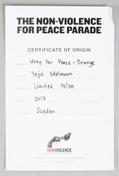 Carl-Fredrik Reuterswärd/ The Non-Violence Project Foundation, a polyresin sculpture 2017, Certificate numbered 15/30.