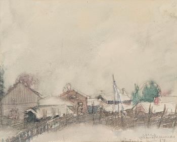 Väinö Kunnas, Village Landscape.