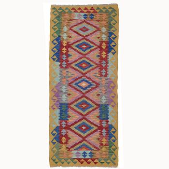 A runner, kilim, ca 187 x 78 cm.