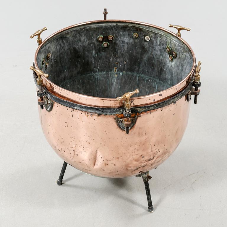 A 19th century kettle drum.