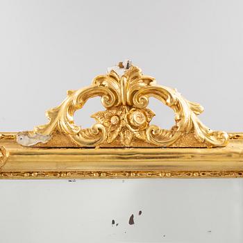 Golvspegel med konsolbord, 1800-talets slut.