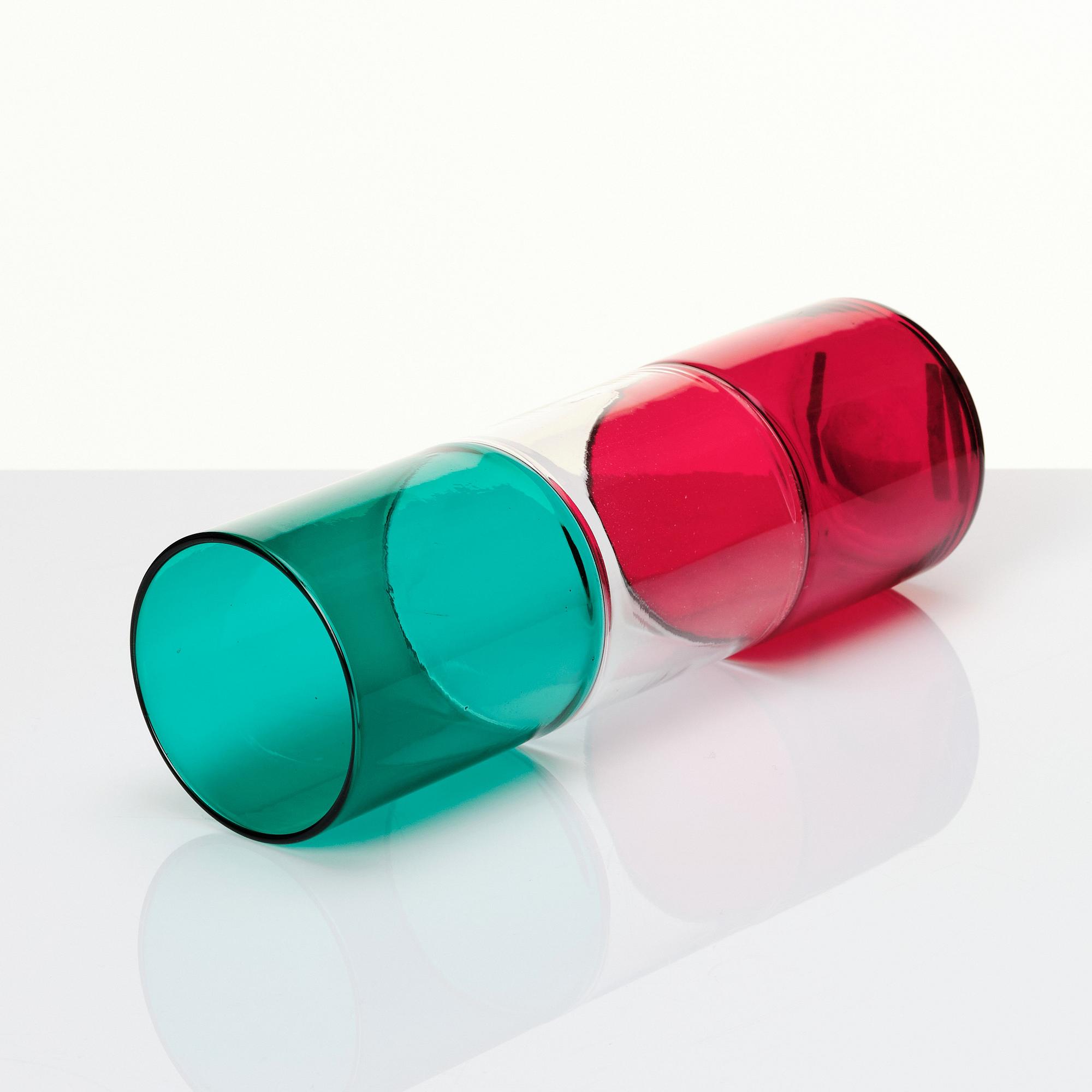 Fulvio Bianconi, vas "a Doppio Incalmo", Venini, Murano, Italien, modell 4392.