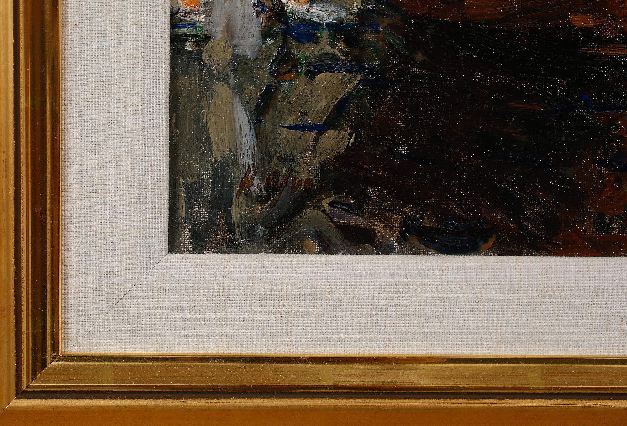 HUGO ÖFVERSTRÖM, olja på duk, signerad.