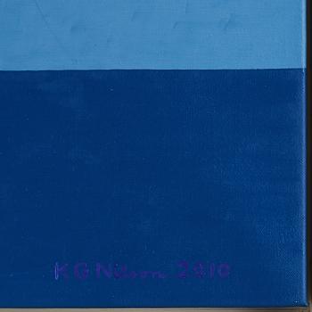 KG NILSON, oil on canvas signed and dated 2010.